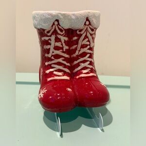 Super Cute DW Home Red and White Skates Candle- NWT